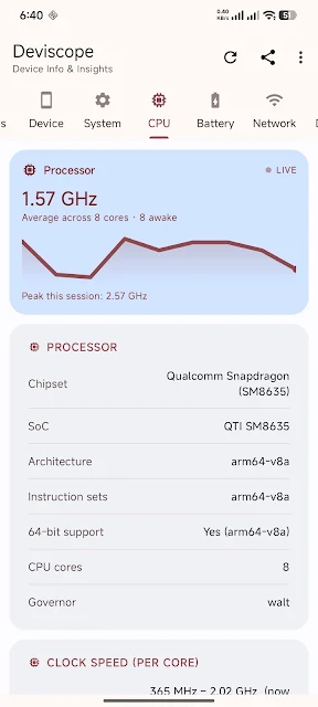 Deviscope screenshot