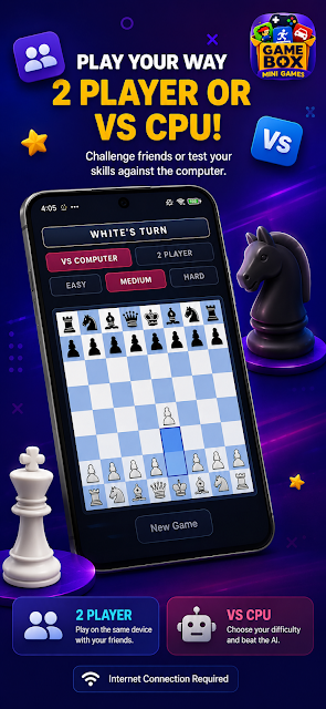 Game Box screenshot: chess game vs computer