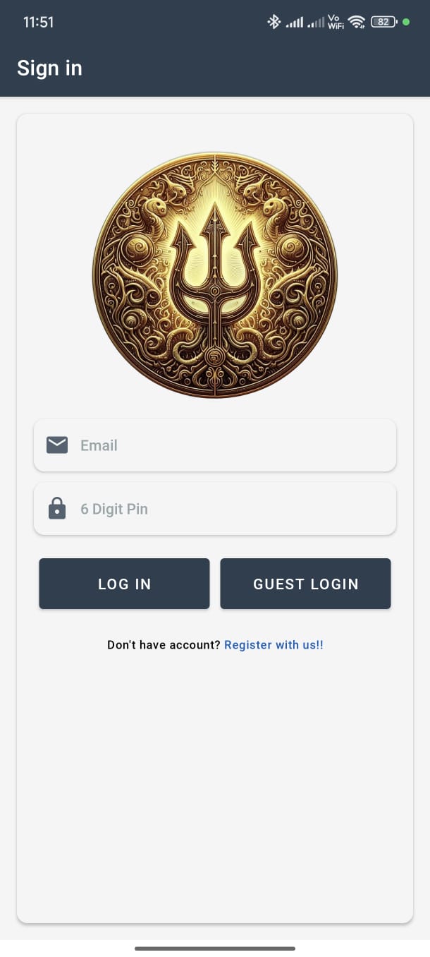 Login Screen