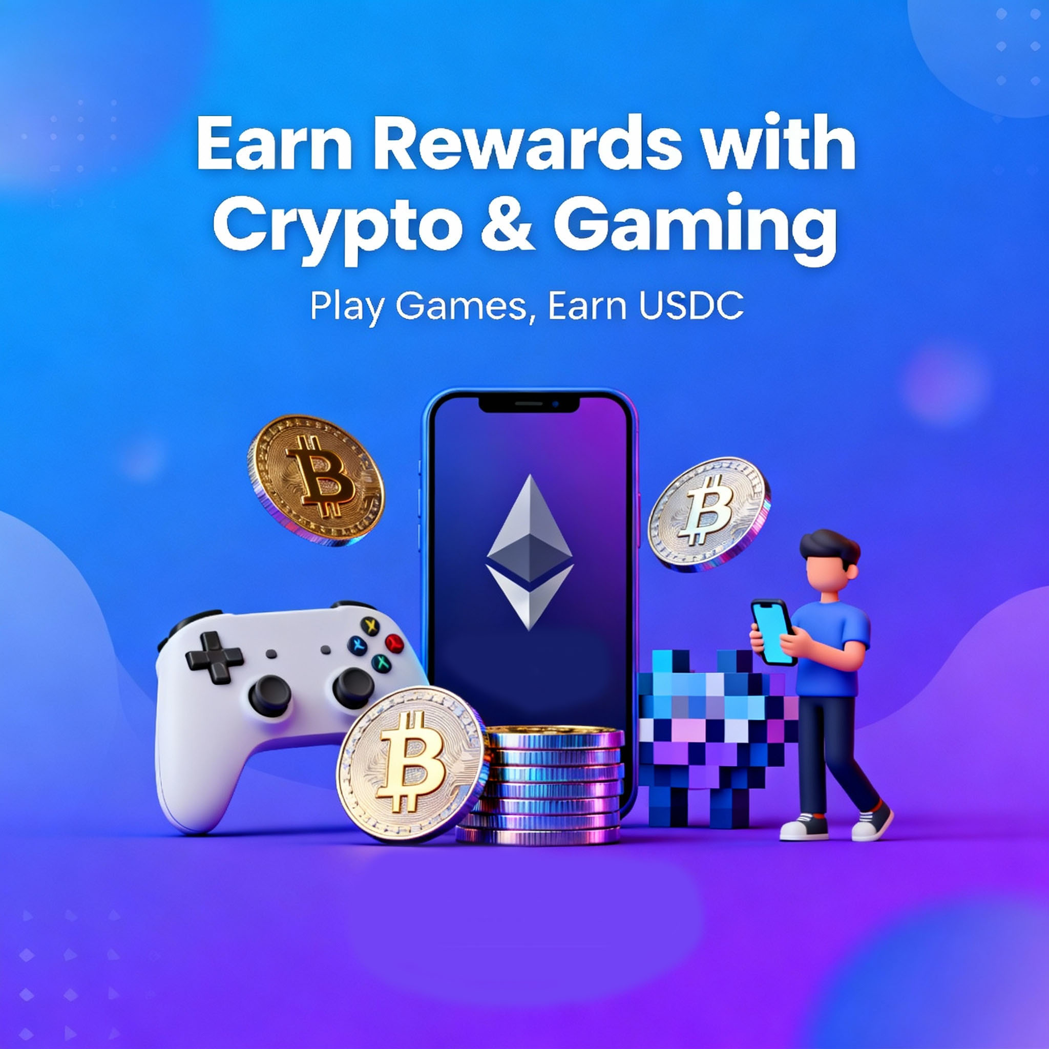 Cryptocurrency earning app showcase